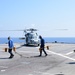 USS Mount Whitney flight deck operations