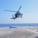 USS Mount Whitney flight deck operations