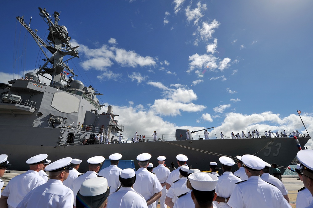 USS John Paul Jones arrives at new home port, Pearl Harbor