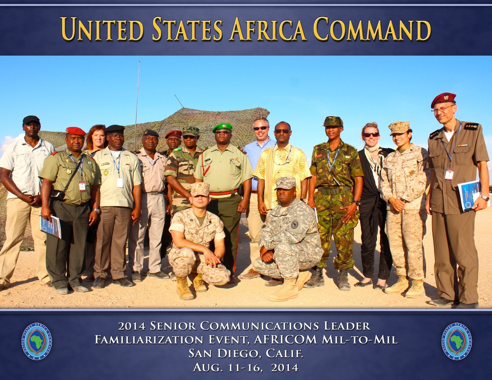 AFRICOM communications officer familiarization event