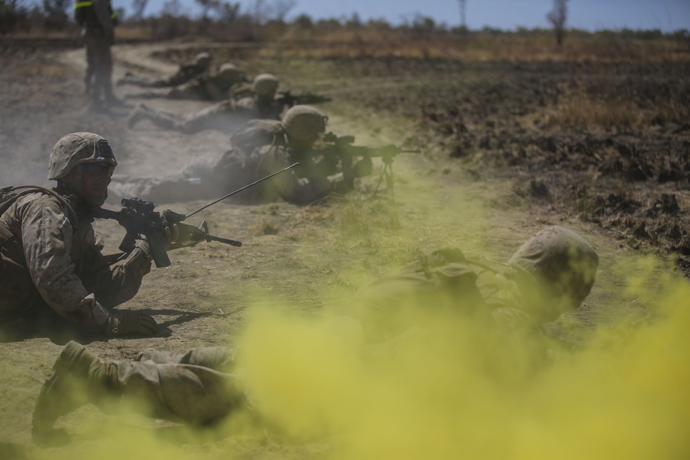 MRF-D Marines mark the beginning of Exercise Koolendong