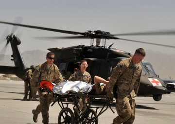 Bagram medics respond to mass casualty incident