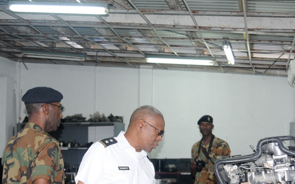 Commanding General of the District of Columbia National Guard, Major General Errol R. Schwartz visits Jamaica Defense Force Headquarters in Kingston, Jamaica