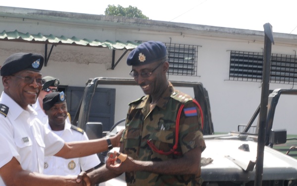 Commanding General of the District of Columbia National Guard, Major General Errol R. Schwartz visits Jamaica Defense Force Headquarters in Kingston, Jamaica