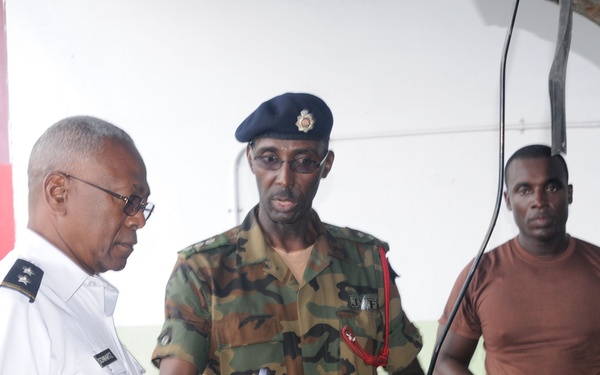 Commanding General of the District of Columbia National Guard, Major General Errol R. Schwartz visits Jamaica Defense Force Headquarters in Kingston, Jamaica