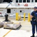 Coast Guard Cutter Paul Clark offloads an estimated 900 pounds of marijuana worth an estimated wholesale value of nearly $800,000