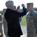 Michigan Gov. Rick Snyder performs pass in review of Michigan National Guard troops