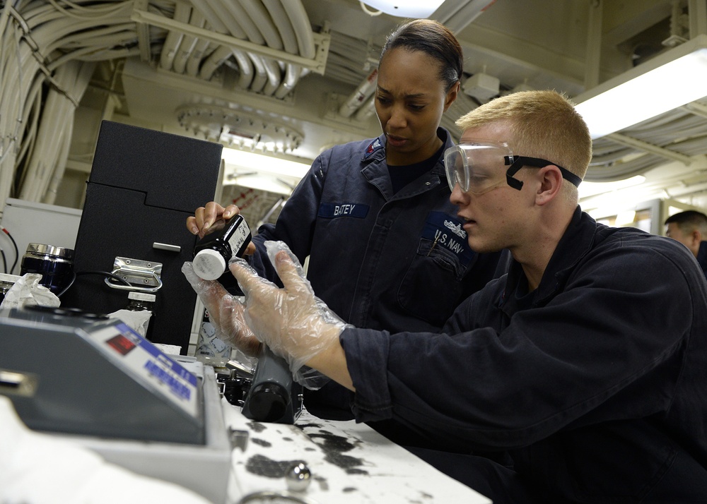 USS America machinery room operations