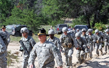 1-126 Cavalry conducts right of passage Spur Ride at CGJMTC