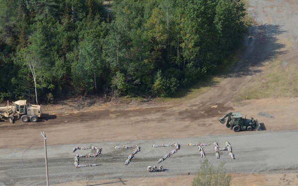 I hear the choppers hoverin'