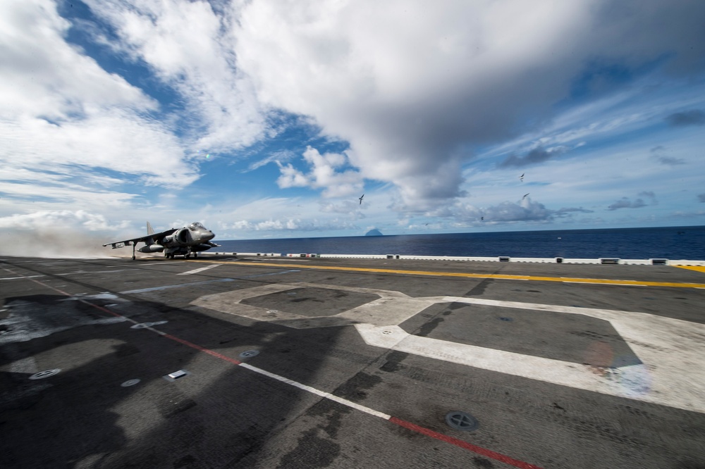 USS Makin Island flight deck operations