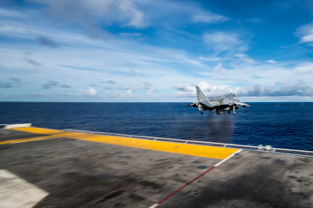 USS Makin Island flight deck operations