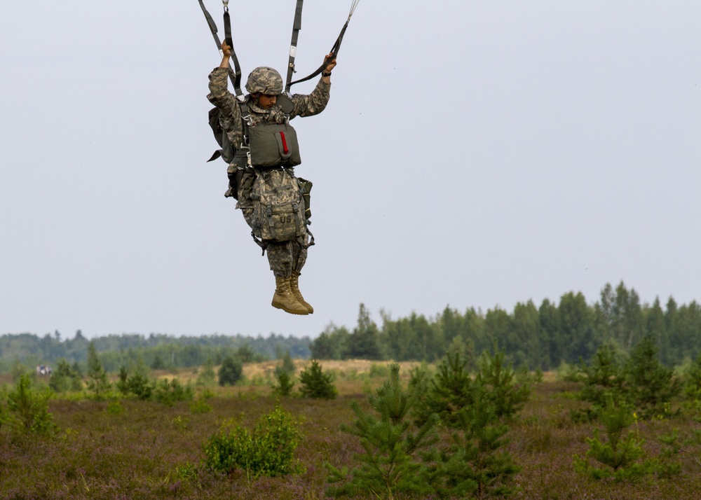 Paratroopers: Never tired of jumping from planes