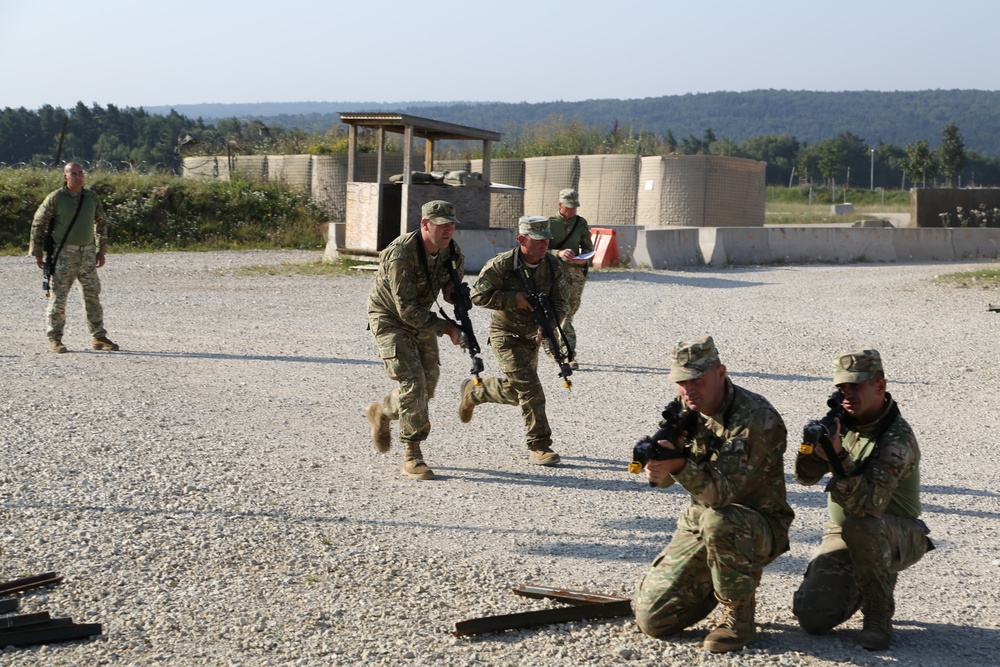 Georgian mission rehearsal exercise