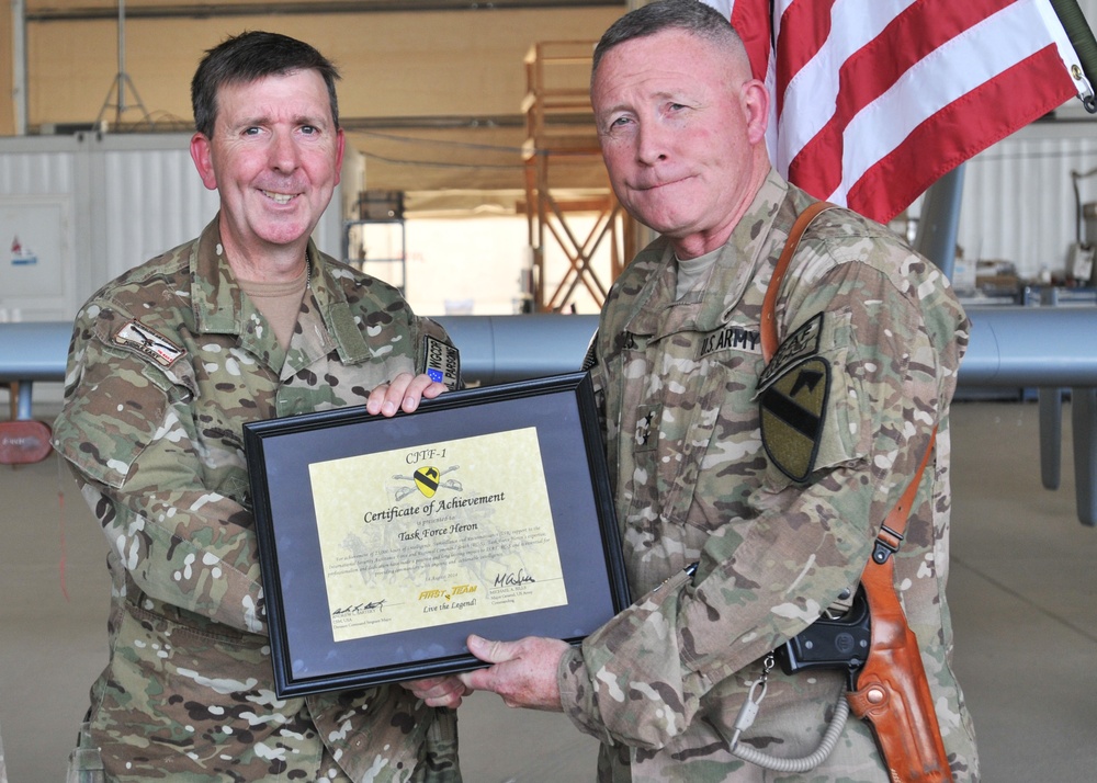 Task Force Heron celebrates major milestone in RC-South