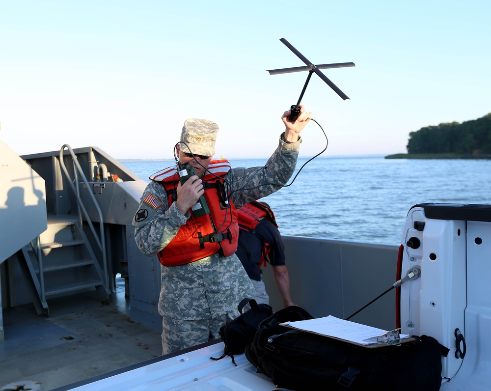 Joint Task Force Civil Support assists 7th Sustainment Brigade in a Joint Logistics Over the Shore training exercise