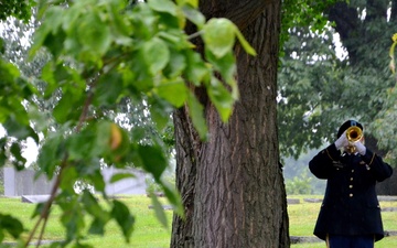 Benjamin Harrison Presidential Wreath Laying Ceremony emphasizes Civil War service