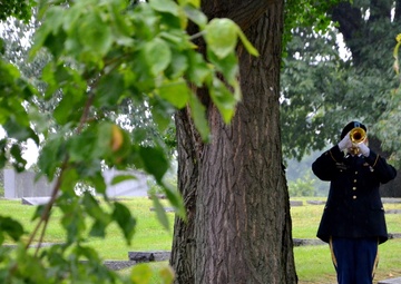Benjamin Harrison Presidential Wreath Laying Ceremony emphasizes Civil War Service