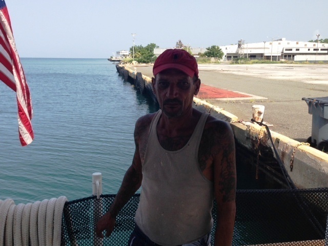 Coast Guard, cargo vessel Sea Pearl rescue two fisherman 48 nautical miles northwest of Aguadilla, Puerto Rico