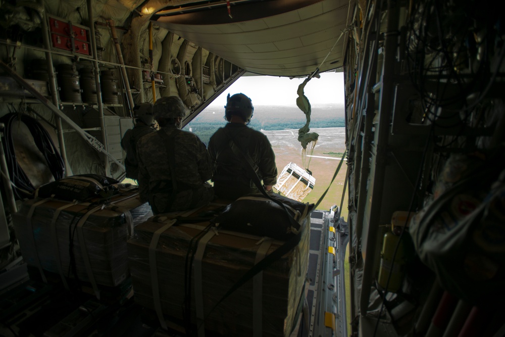 NC Guardsmen conduct aerial resupply mission