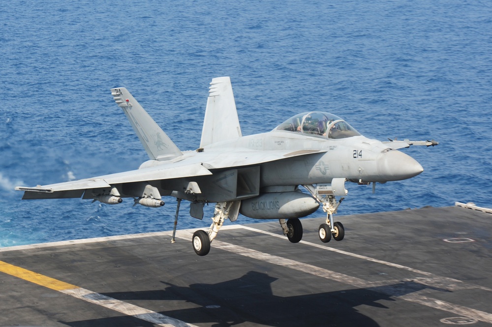 George H.W. Bush is supporting maritime security operations and theater security cooperation efforts in the US 5th Fleet area of responsibility