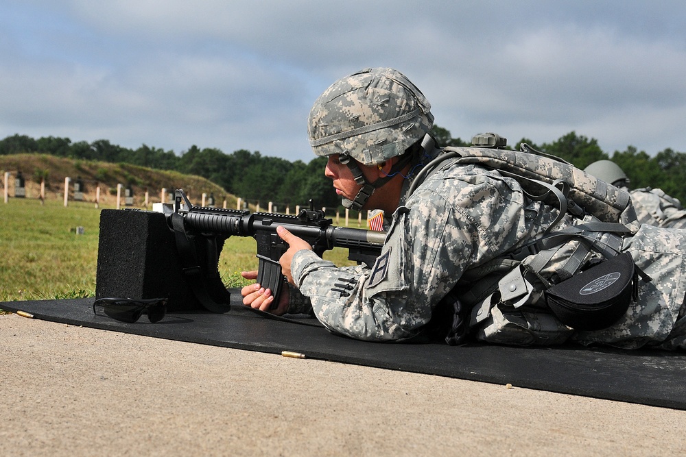 Multi-component Army Reserve soldiers conduct individual weapons qualification at Fort McCoy