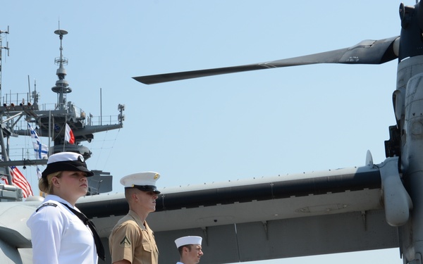 Arriving at Naval Station Mayport