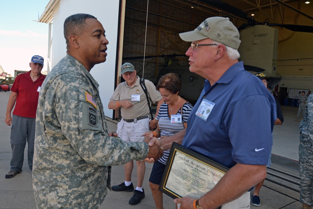 Avionic Vietnam veterans visit CAB