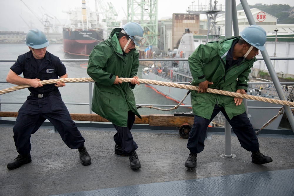 USS Germantown operations