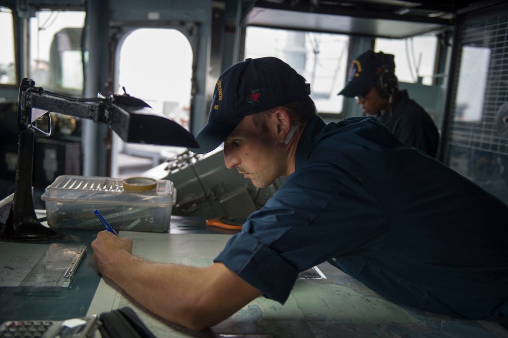 USS Germantown operations