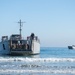Chilean landing craft approaches Marines who await debarkation of those aboard August 17, 2014