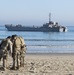 Chilean landing craft approaches Marines who await debarkation of those aboard August 17, 2014