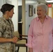 WWII veteran visits Ground Combat Element Integrated Task Force Marines