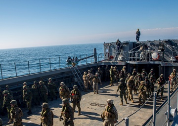 U.S. Marines Board Chilean Naval Ship In Support Of POA 2014