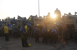 A day in the life of a Cal Guard wildfire fighter