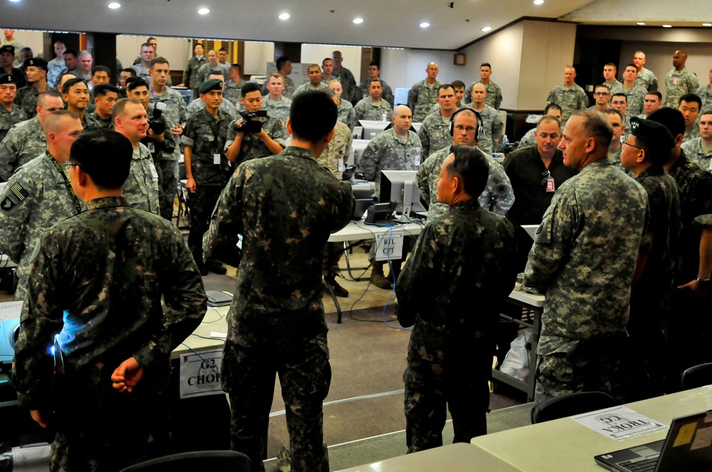 CJCS ROK visits I Corps during UFG