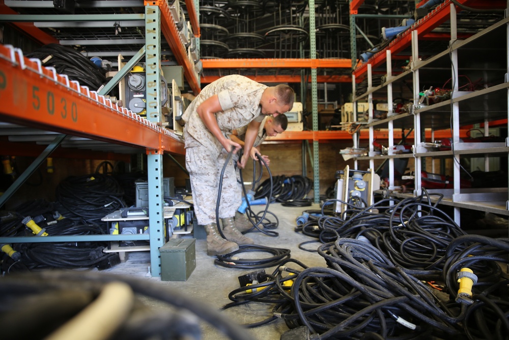 MWSS-271 performs preventative maintenance after exercise