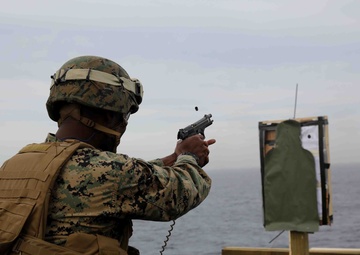 SPMAGTF-South conducts second live-fire shoot aboard USS America