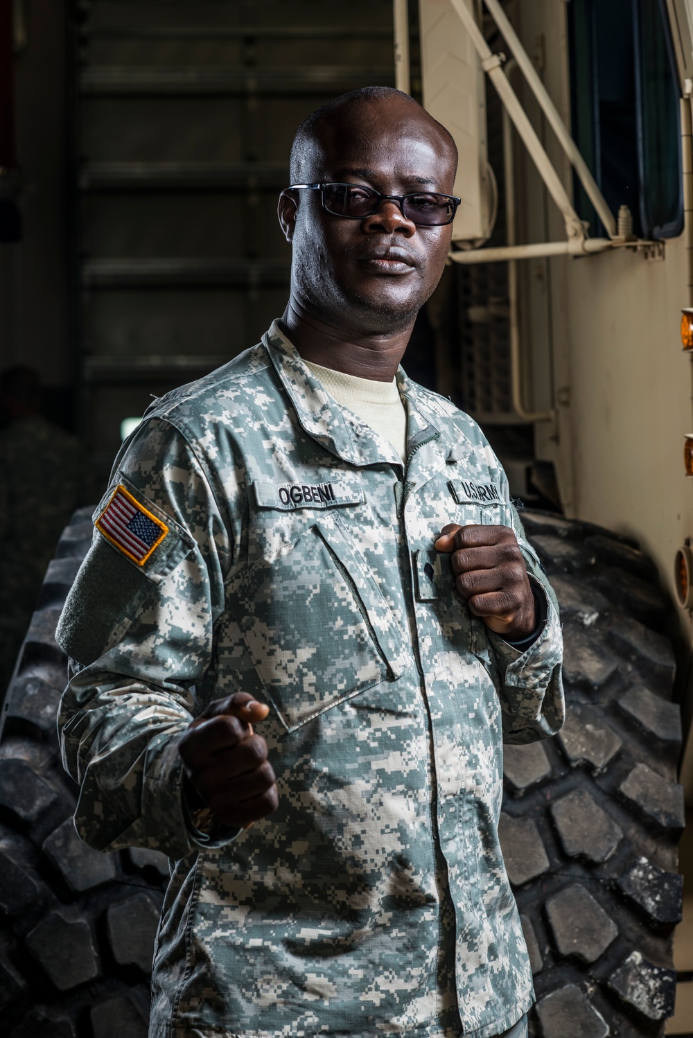 Army Reserve Soldiers' portraits