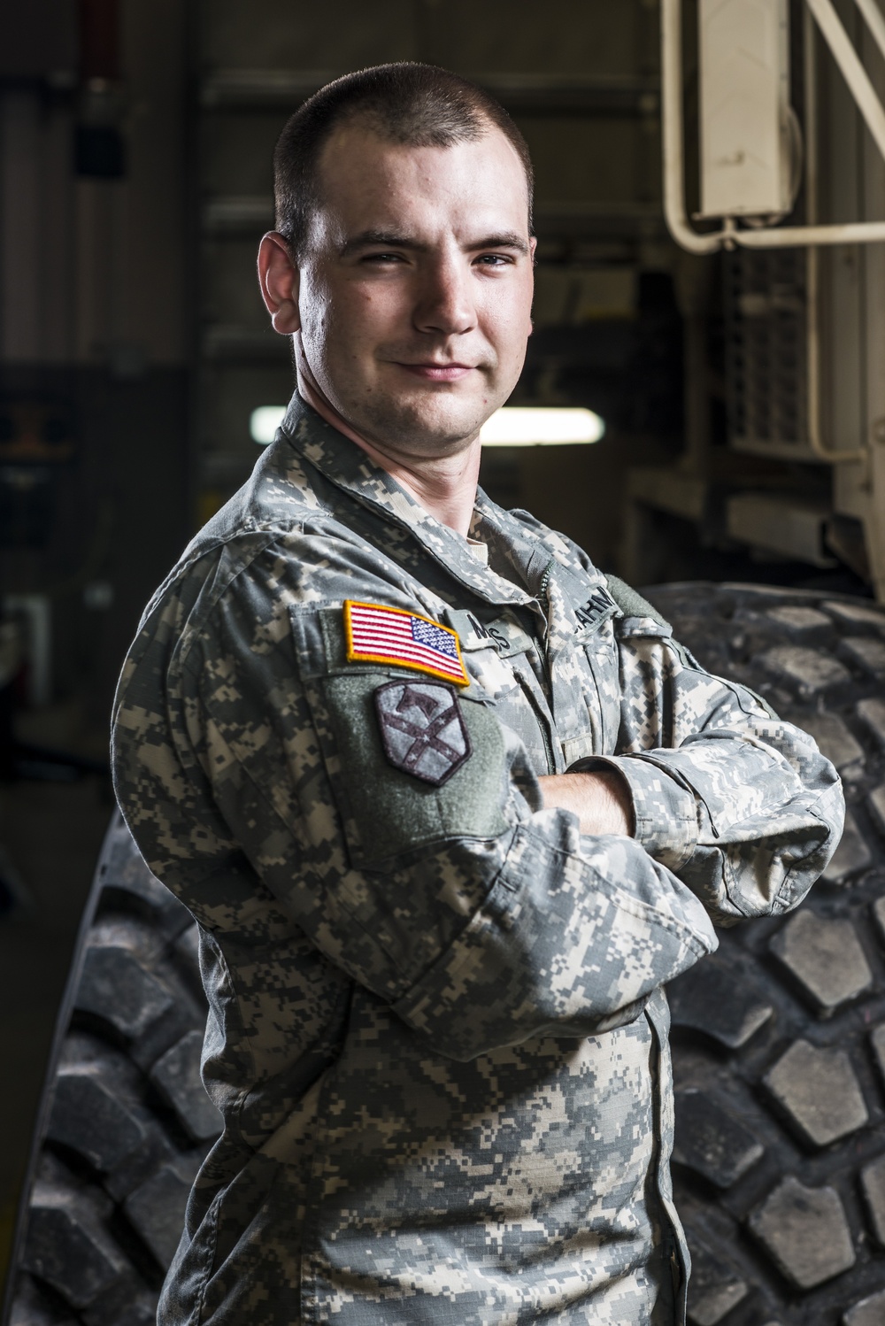 Army Reserve Soldiers' portraits