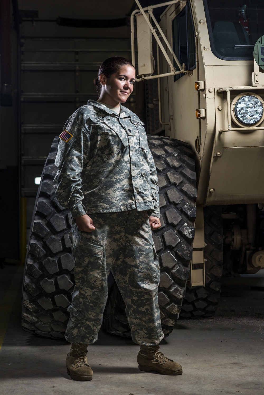 Army Reserve Soldiers' portraits