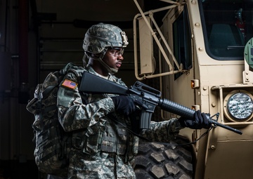 Army Reserve Soldiers' portraits