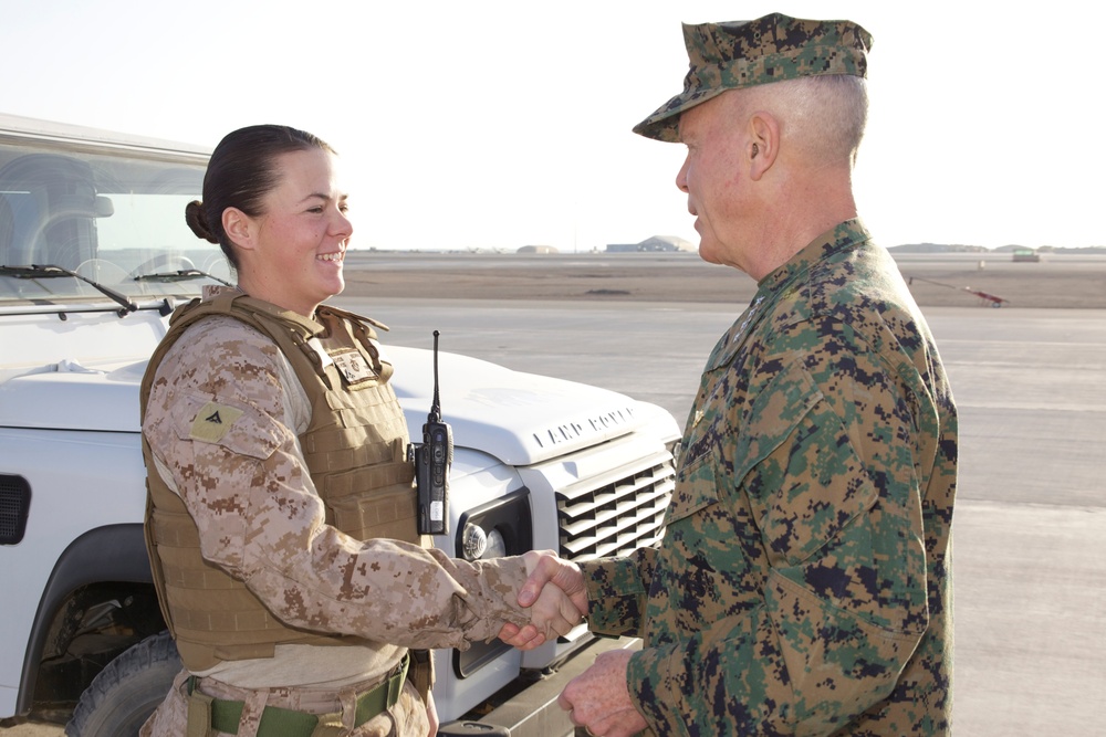 Marine Corps Commandant visits Afghanistan