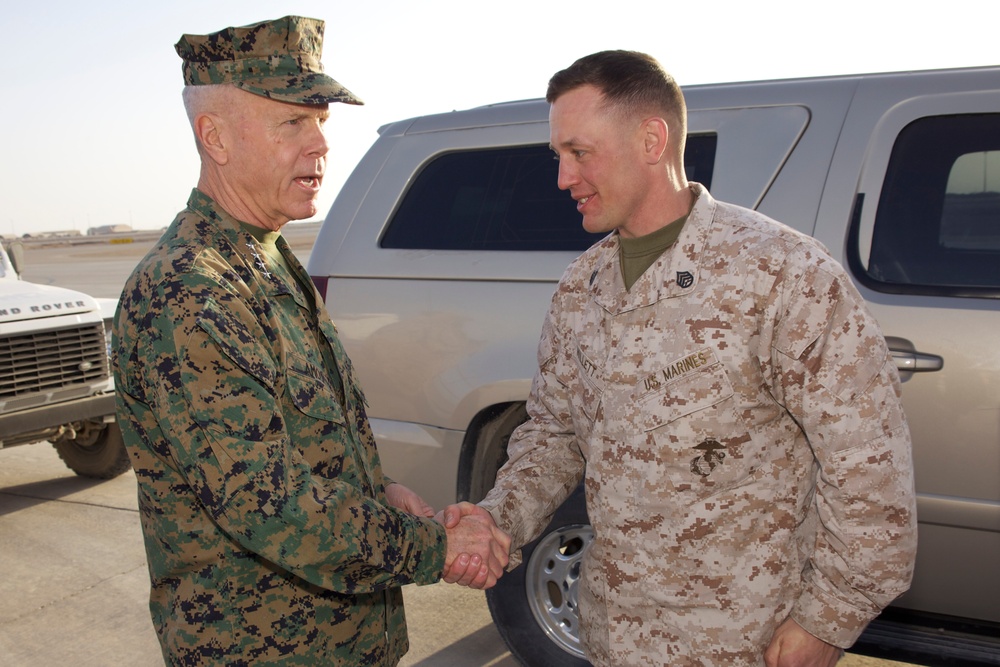 Marine Corps Commandant Visits Afghanistan