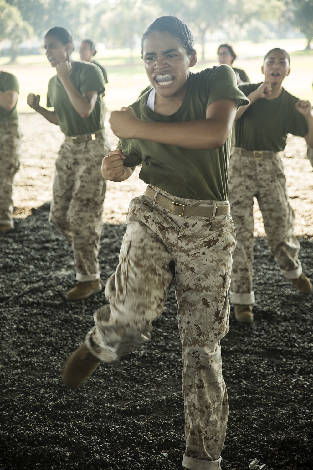 Marine recruits kick-start transformation with martial arts on Parris Island