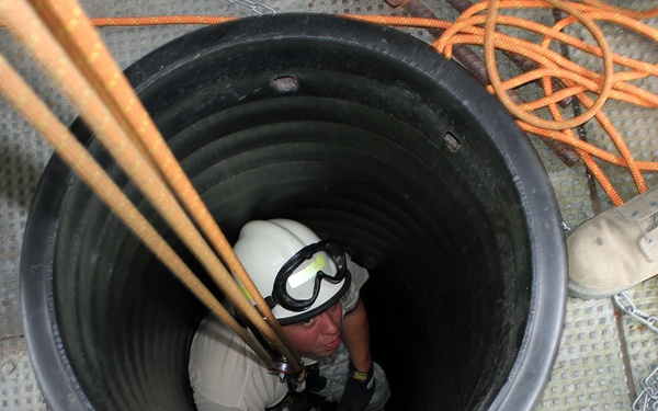 Firefighter training at Alpena CRTC