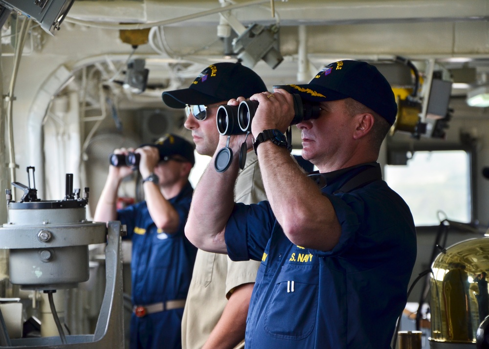 USS Frank Cable operations