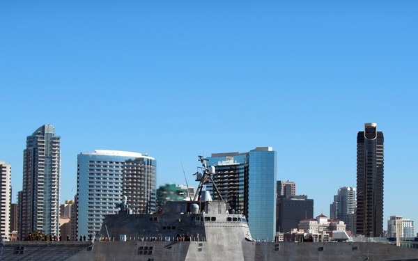 USS Coronado arrival