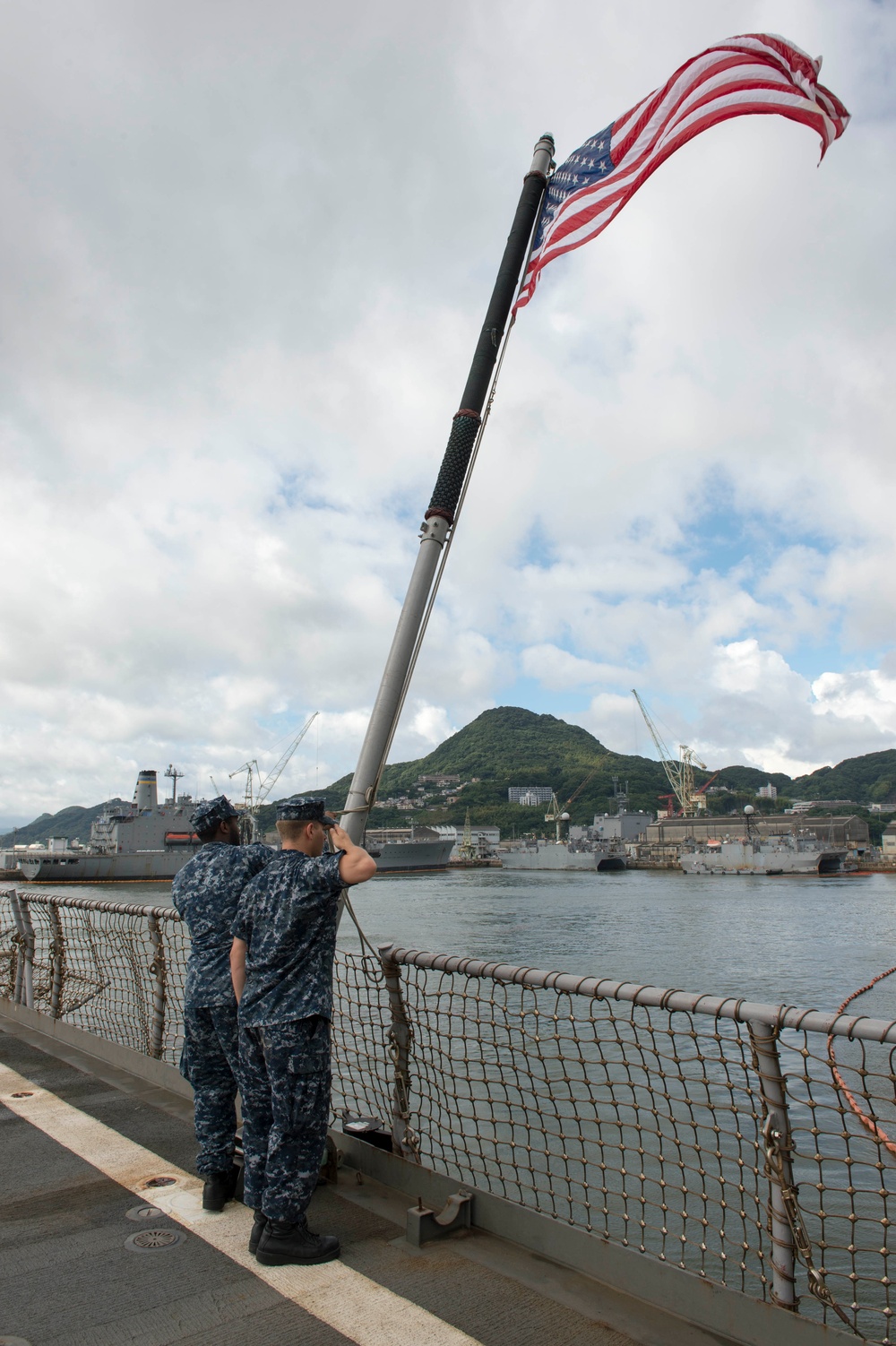 USS Germantown operations