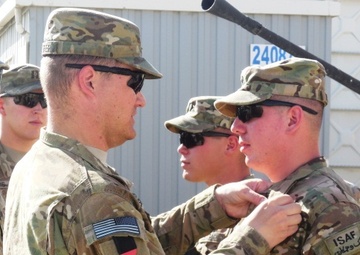 2-44 ADA awards combat action badge